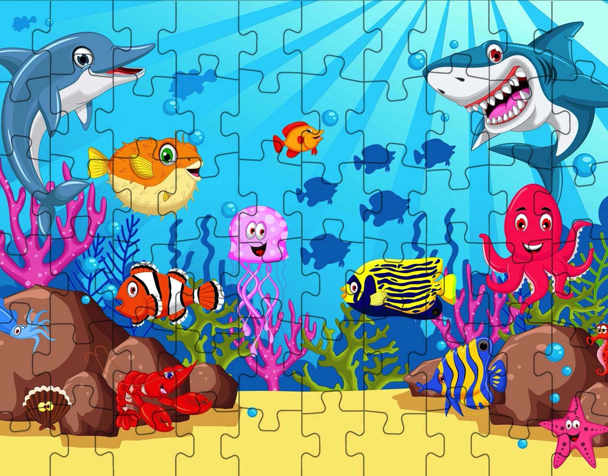 Sea Animals Puzzle ~ Kids Puzzles | 12 to 1000 Pieces | Made in Oz